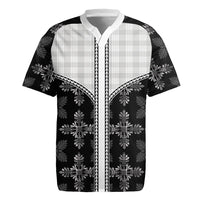 Black Hawaii Paniolo Quilt Motif Rugby Jersey