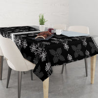 Black Hawaii Paniolo Quilt Motif Tablecloth