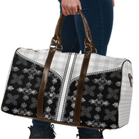 Black Hawaii Paniolo Quilt Motif Travel Bag
