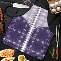 Purple Hawaii Paniolo Quilt Motif Apron