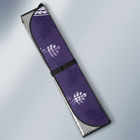Purple Hawaii Paniolo Quilt Motif Auto Sun Shade