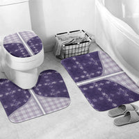 Purple Hawaii Paniolo Quilt Motif Bathroom Set