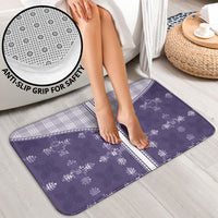 Purple Hawaii Paniolo Quilt Motif Bathroom Set