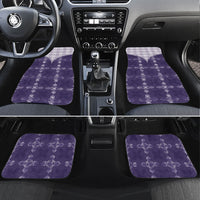 Purple Hawaii Paniolo Quilt Motif Car Mats