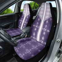 Purple Hawaii Paniolo Quilt Motif Car Seat Cover