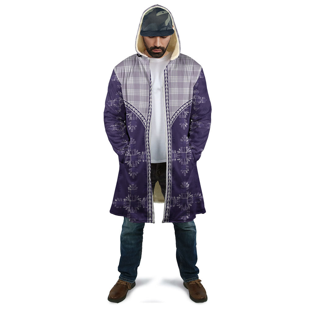 Purple Hawaii Paniolo Quilt Motif Cloak