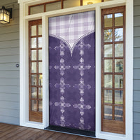 Purple Hawaii Paniolo Quilt Motif Door Cover