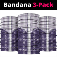 Purple Hawaii Paniolo Quilt Motif Neck Gaiter