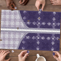 Purple Hawaii Paniolo Quilt Motif Puzzle