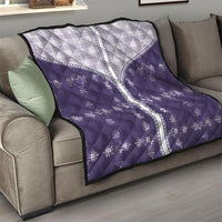 Purple Hawaii Paniolo Quilt Motif Quilt