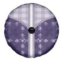 Purple Hawaii Paniolo Quilt Motif Spare Tire Cover