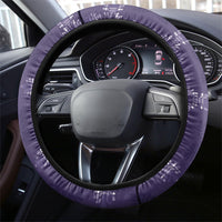 Purple Hawaii Paniolo Quilt Motif Steering Wheel Cover