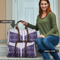 Purple Hawaii Paniolo Quilt Motif Travel Bag