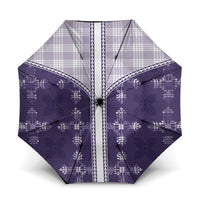Purple Hawaii Paniolo Quilt Motif Umbrella