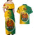 Papua New Guinea Enga Province Couples Matching Off Shoulder Maxi Dress and Hawaiian Shirt Mix Coat Of Arms Polynesian Pattern LT05 - Polynesian Pride