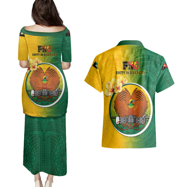 Personalized Papua New Guinea Gulf Province Puletasi Mix Coat Of Arms Polynesian Pattern LT05 main image 0