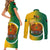 Papua New Guinea Enga Province Couples Matching Short Sleeve Bodycon Dress and Long Sleeve Button Shirts Mix Coat Of Arms Polynesian Pattern LT05 - Polynesian Pride