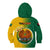 Personalized Papua New Guinea Enga Province Kid Hoodie Mix Coat Of Arms Polynesian Pattern LT05 - Polynesian Pride