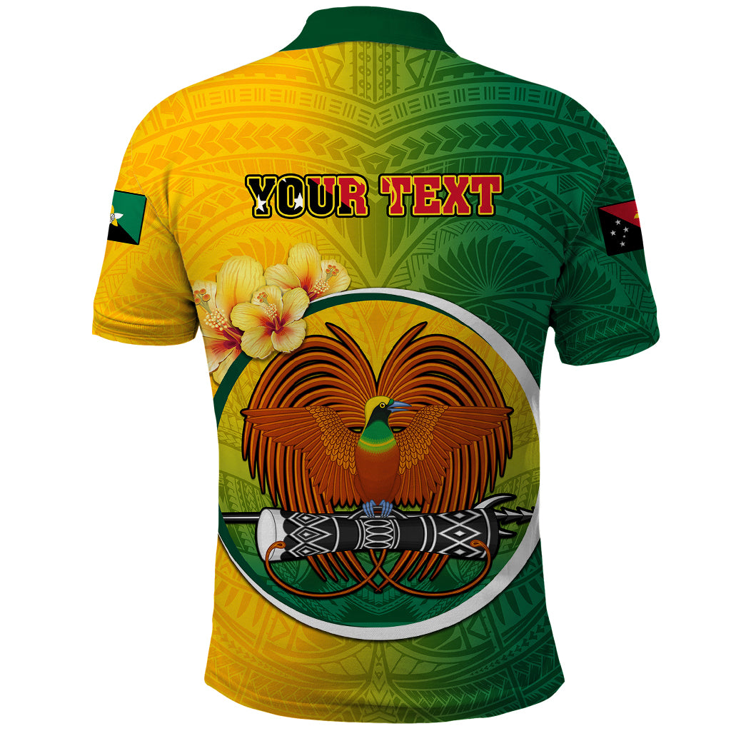 Personalized Papua New Guinea Enga Province Polo Shirt Mix Coat Of Arms Polynesian Pattern LT05 - Polynesian Pride