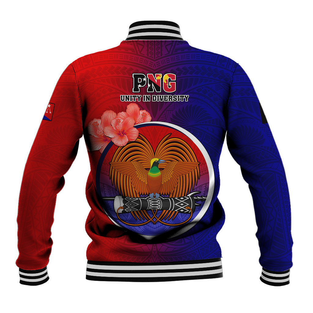 Papua New Guinea Central Province Baseball Jacket Mix Coat Of Arms Polynesian Pattern LT05 - Polynesian Pride