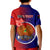 Personalized Papua New Guinea Central Province Kid Polo Shirt Mix Coat Of Arms Polynesian Pattern LT05 - Polynesian Pride