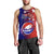 Personalized Papua New Guinea Central Province Men Tank Top Mix Coat Of Arms Polynesian Pattern LT05 - Polynesian Pride