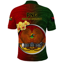 Papua New Guinea Chimbu Province Polo Shirt Mix Coat Of Arms Polynesian Pattern LT05 - Polynesian Pride