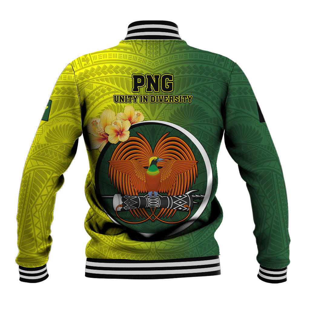 Papua New Guinea Oro Province Baseball Jacket Mix Coat Of Arms Polynesian Pattern LT05 - Polynesian Pride