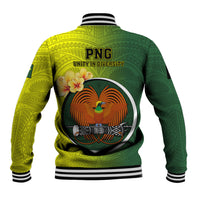 Papua New Guinea Oro Province Baseball Jacket Mix Coat Of Arms Polynesian Pattern LT05 - Polynesian Pride