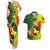 Personalized Papua New Guinea Oro Province Couples Matching Tank Maxi Dress and Hawaiian Shirt Mix Coat Of Arms Polynesian Pattern LT05 Yellow - Polynesian Pride