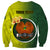 Personalized Papua New Guinea Oro Province Sweatshirt Mix Coat Of Arms Polynesian Pattern LT05 - Polynesian Pride