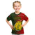 Papua New Guinea Eastern Highlands Province Kid T Shirt Mix Coat Of Arms Polynesian Pattern LT05 Red - Polynesian Pride