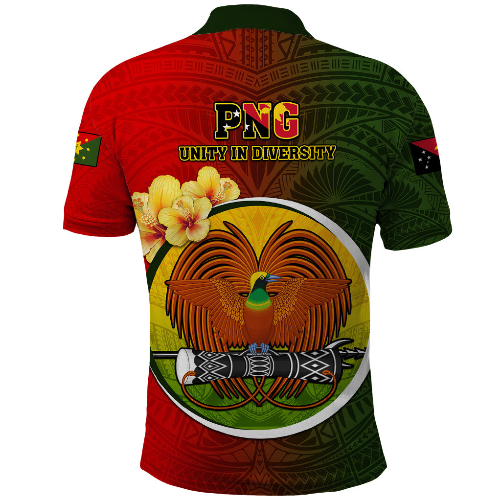Papua New Guinea Eastern Highlands Province Polo Shirt Mix Coat Of Arms Polynesian Pattern LT05 - Polynesian Pride