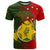 Papua New Guinea Eastern Highlands Province T Shirt Mix Coat Of Arms Polynesian Pattern LT05 Red - Polynesian Pride