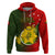 Personalized Papua New Guinea Eastern Highlands Province Hoodie Mix Coat Of Arms Polynesian Pattern LT05 Red - Polynesian Pride
