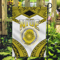 Niue The Rock Of Polynesia Garden Flag Peniamina Gospel Day Yellow Version