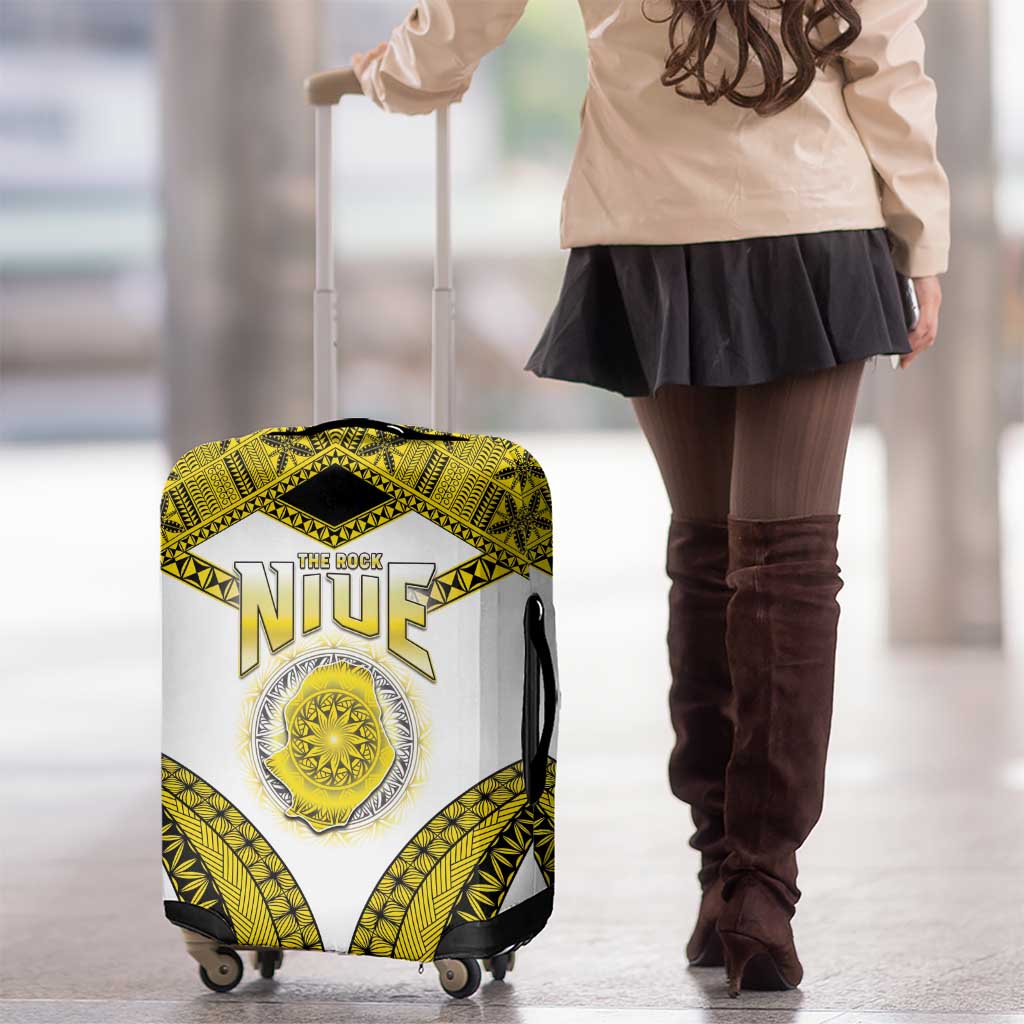 Niue The Rock Of Polynesia Luggage Cover Peniamina Gospel Day Yellow Version