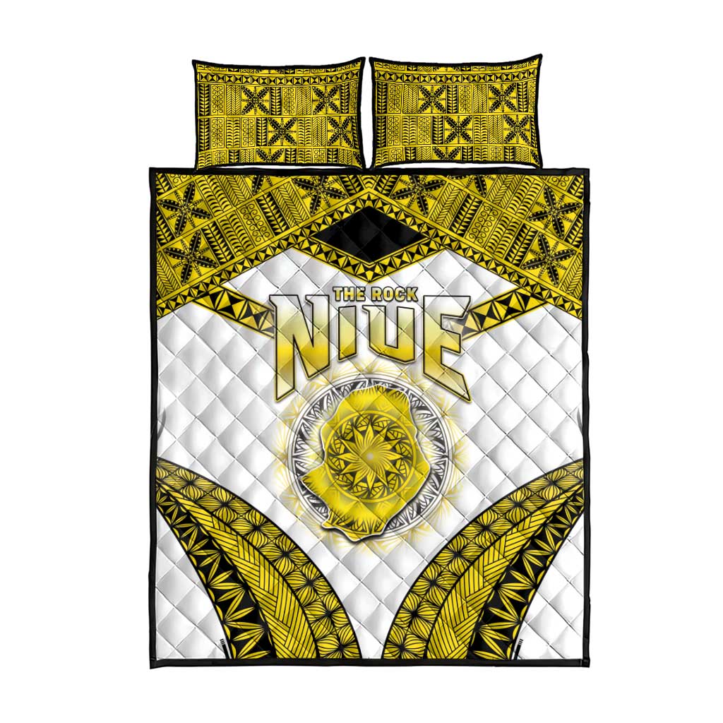 Niue The Rock Of Polynesia Quilt Bed Set Peniamina Gospel Day Yellow Version