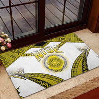 Niue The Rock Of Polynesia Rubber Doormat Peniamina Gospel Day Yellow Version