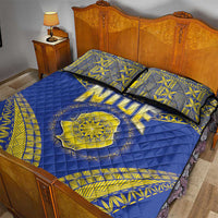 Niue The Rock Of Polynesia Quilt Bed Set Peniamina Gospel Day Blue Version