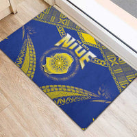 Niue The Rock Of Polynesia Rubber Doormat Peniamina Gospel Day Blue Version