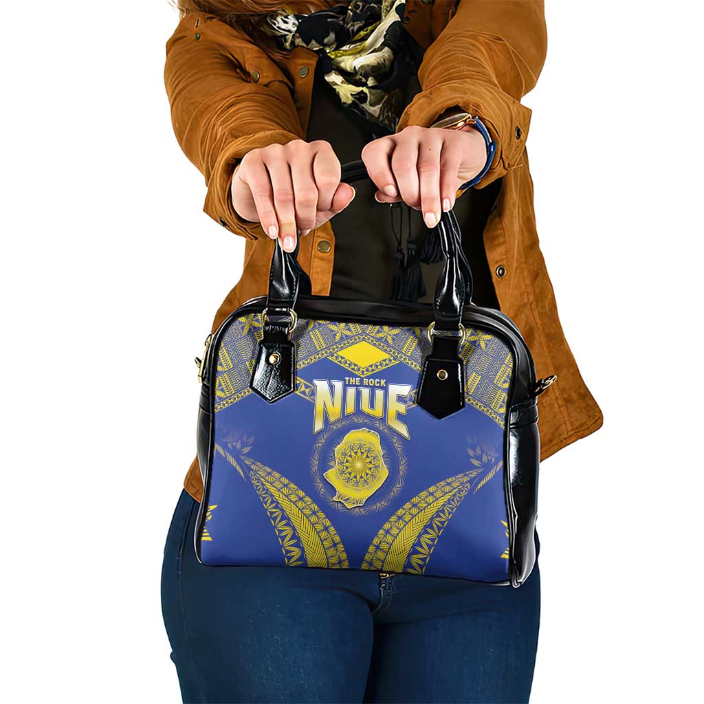 Niue The Rock Of Polynesia Shoulder Handbag Peniamina Gospel Day Blue Version LT05 One Size Blue - Polynesian Pride