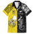 Custom New Zealand Maori And Niue Hiapo Family Matching Summer Maxi Dress and Hawaiian Shirt Lizard And Coconut Crab Together