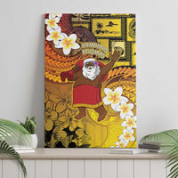 Papua New Guinea Retro Christmas Canvas Wall Art Hamamas Krismas - Polynesian Pride