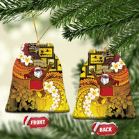 Papua New Guinea Retro Christmas Ceramic Ornament Hamamas Krismas - Polynesian Pride