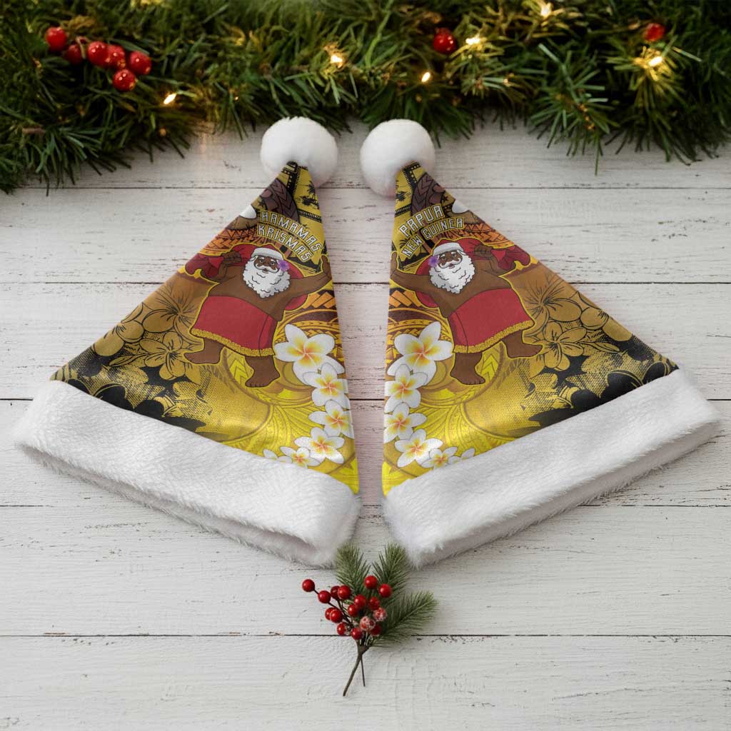 Papua New Guinea Retro Christmas Santa Hat Hamamas Krismas - Polynesian Pride