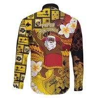 Papua New Guinea Retro Christmas Family Matching Long Sleeve Bodycon Dress and Hawaiian Shirt Hamamas Krismas - Polynesian Pride