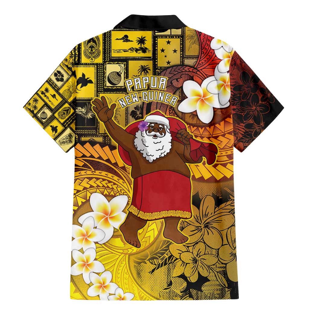 Papua New Guinea Retro Christmas Family Matching Mermaid Dress and Hawaiian Shirt Hamamas Krismas - Polynesian Pride