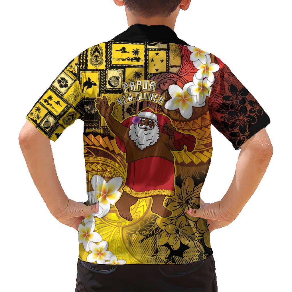 Papua New Guinea Retro Christmas Hawaiian Shirt Hamamas Krismas - Polynesian Pride