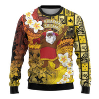 Papua New Guinea Retro Christmas Ugly Christmas Sweater Hamamas Krismas - Polynesian Pride